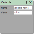 Variable Value block