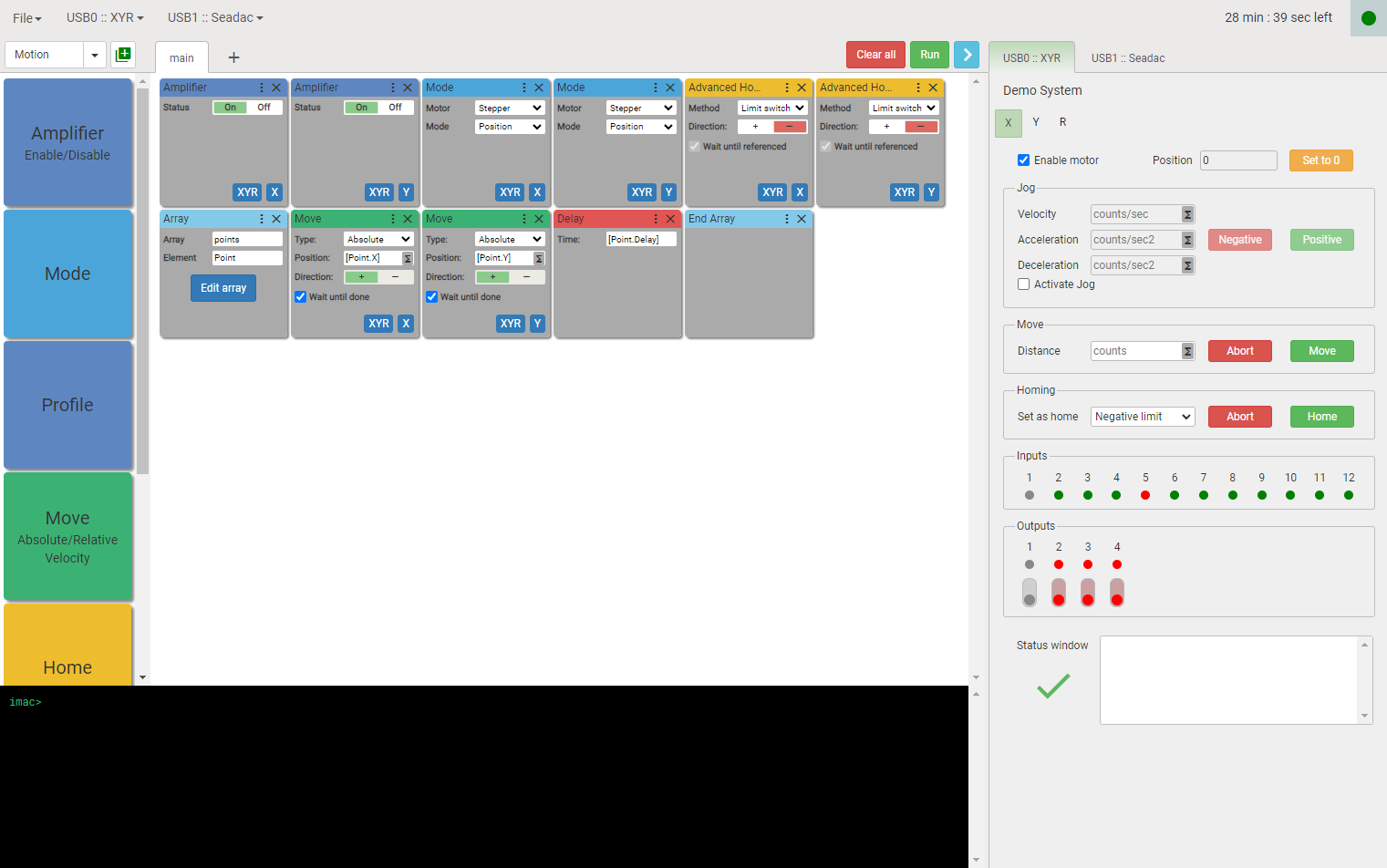 Visual Block Programming Environment