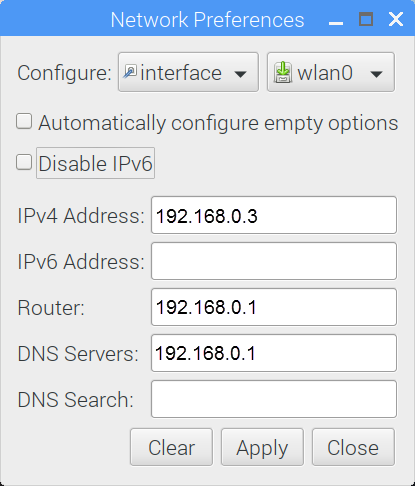 Wireless Network Settings